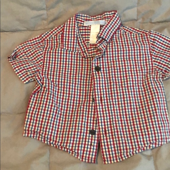 Janie and Jack infant button down - Picture 1 of 2